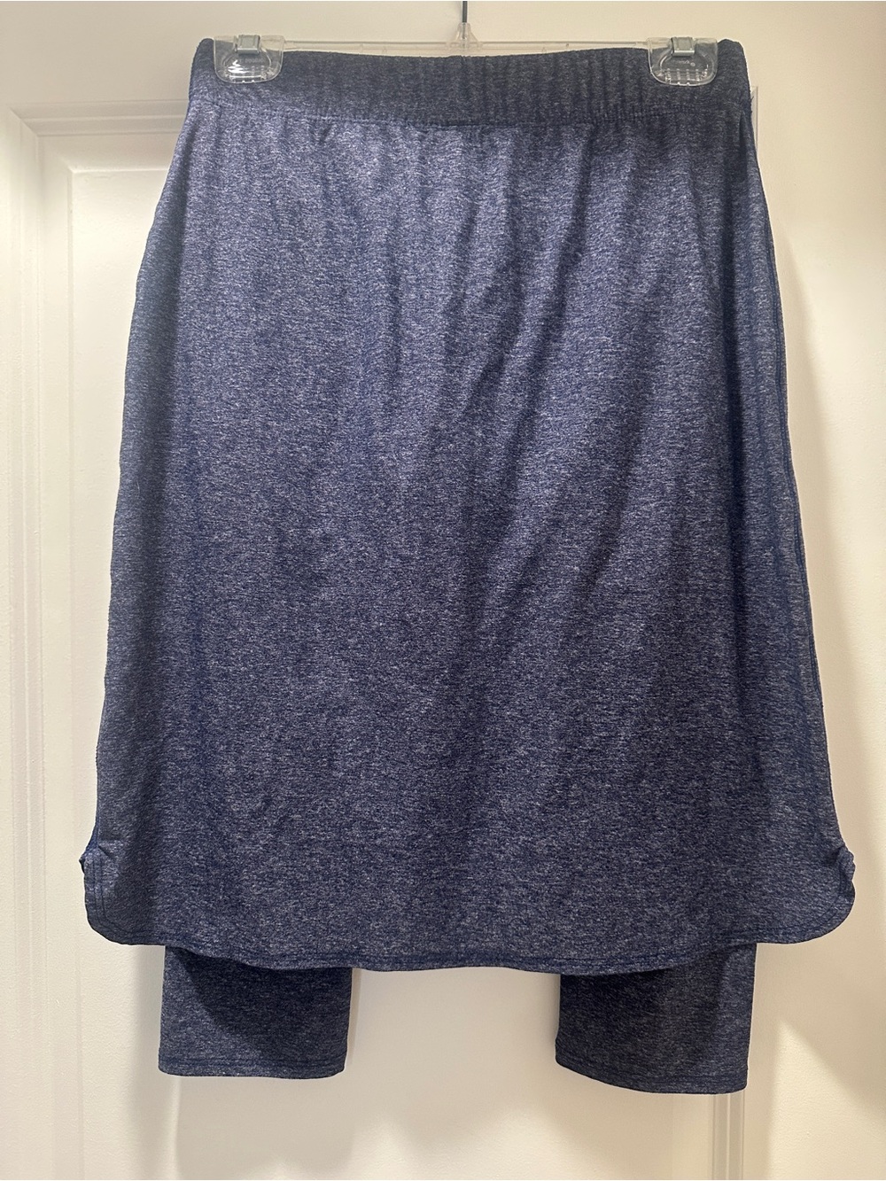 Casual Heather Blue Athletic Skirt